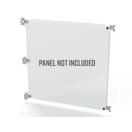 Saginaw Control & Engineering Panel Mounting, 5 in. H x 6 in. W x 2 in. L, Steel, 3 PK SCE-NADFK-3